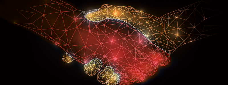 Network SolidCAM Shaking hands
